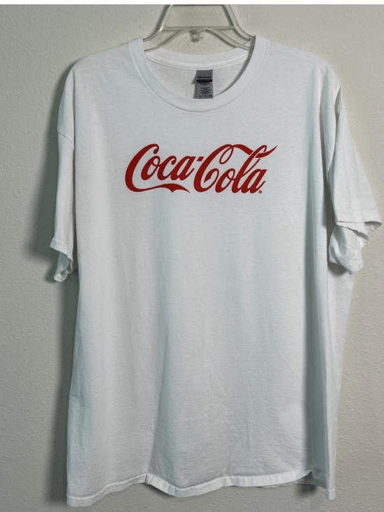 Gildan Other - Coca-Cola Gildan Ultra Cotton Men's Size XL White T-Shirt Soda Pop Soft Drink